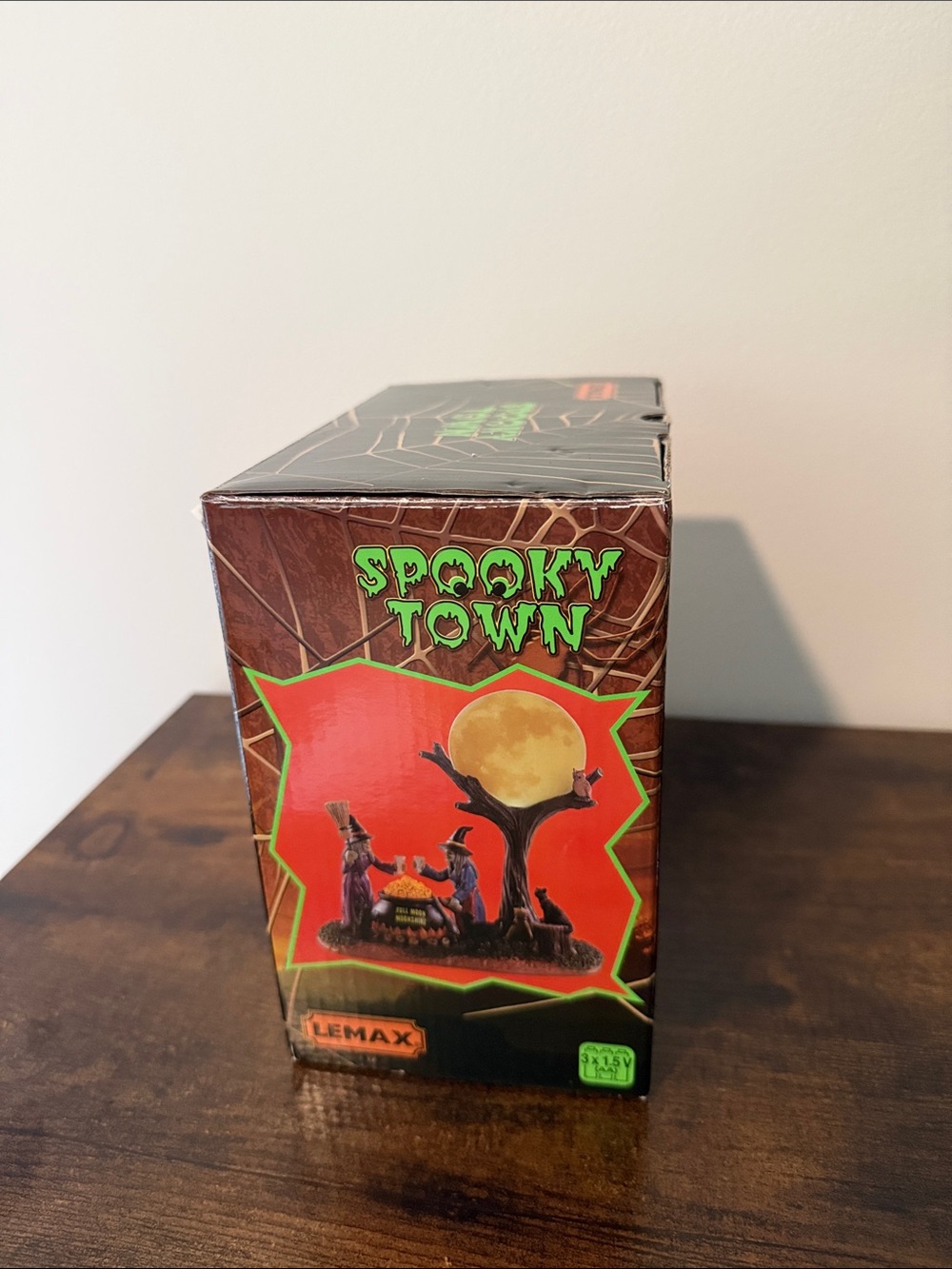 Lemax Spooky Town Full Moon Moonshine Witches Halloween Decor Table Accent 84335 - Picture 13 of 15